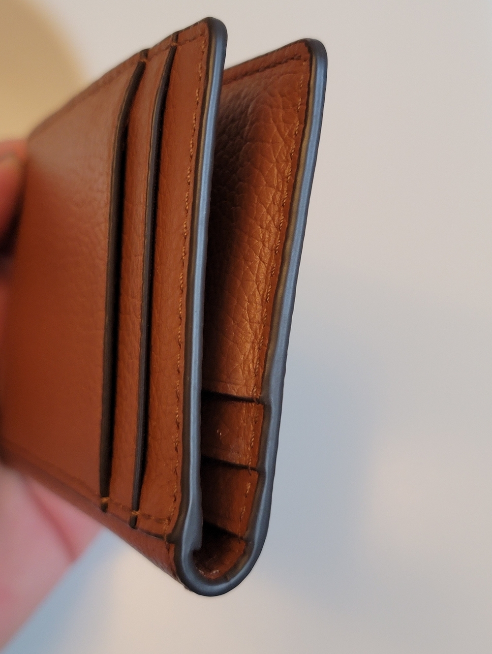 Tory Burch Embossed Leather  Wallet - Brown - Picture 6 of 6